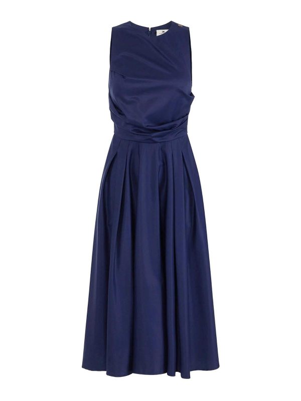 Elisabetta Franchi Robe Au Genou - Bleu