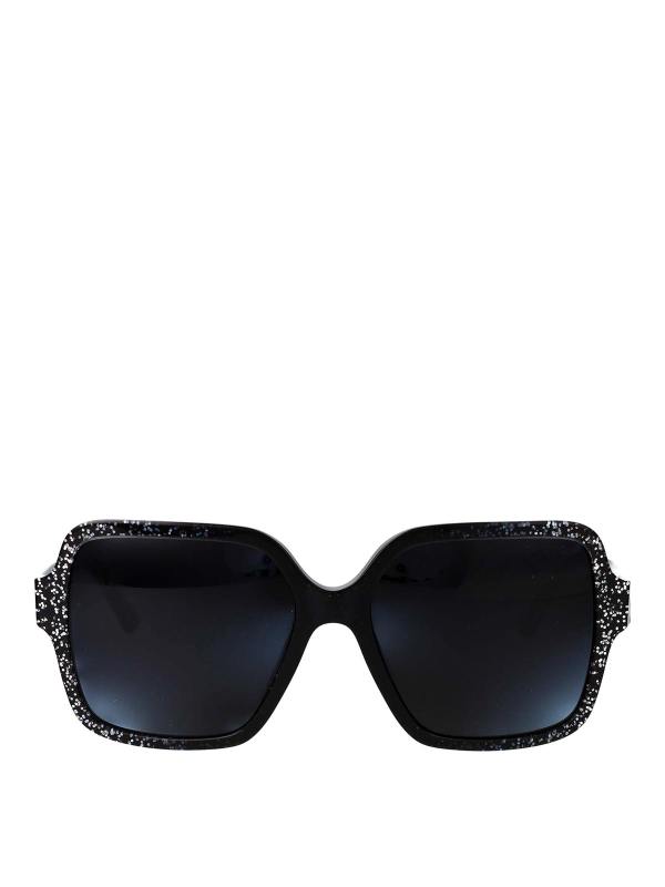 Jimmy Choo Lunettes De Soleil - Noir