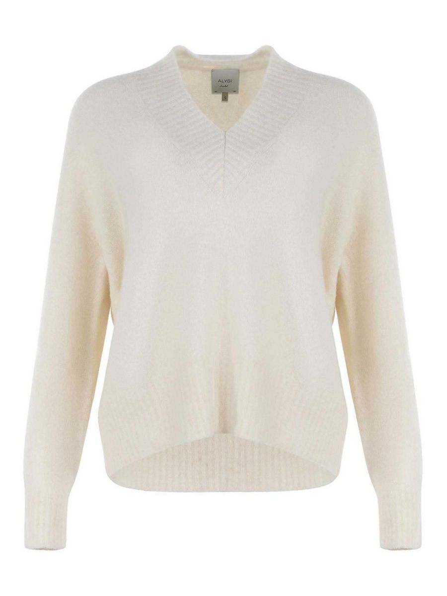 Alysi Pull Col Rond - Beige