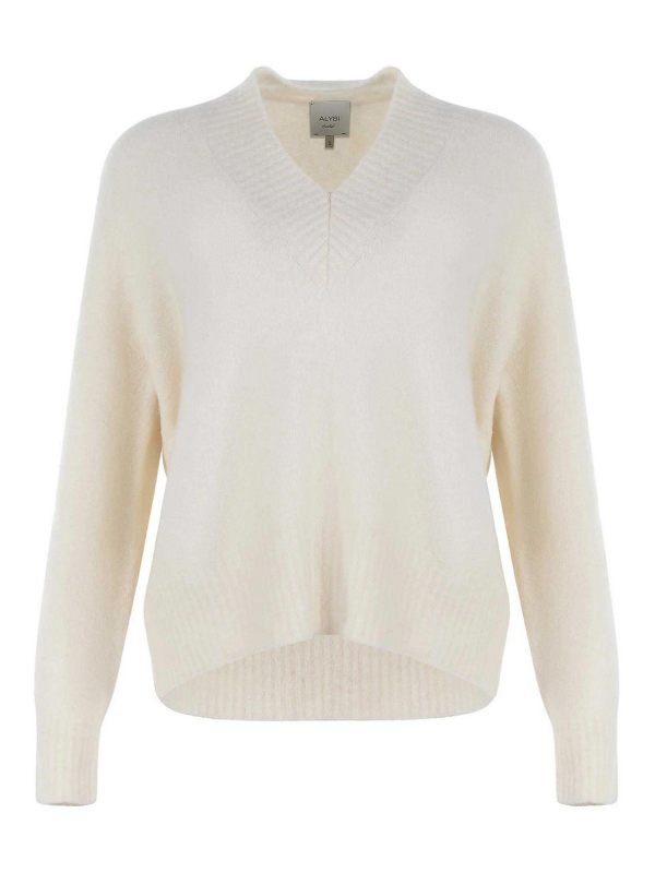 Alysi Pull Col Rond - Beige