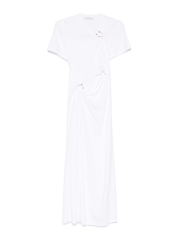 Rabanne Robe De Soirée - Blanc