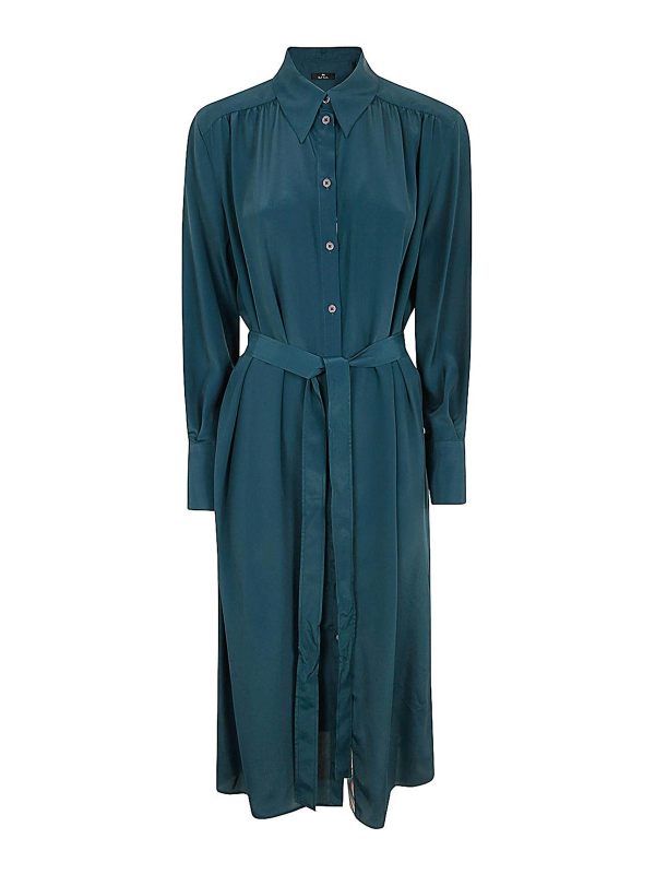 Ps by Paul Smith Robe Au Genou - Bleu
