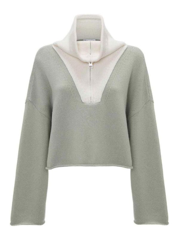 J. W. Anderson Pull Col Rond - Vert Clair