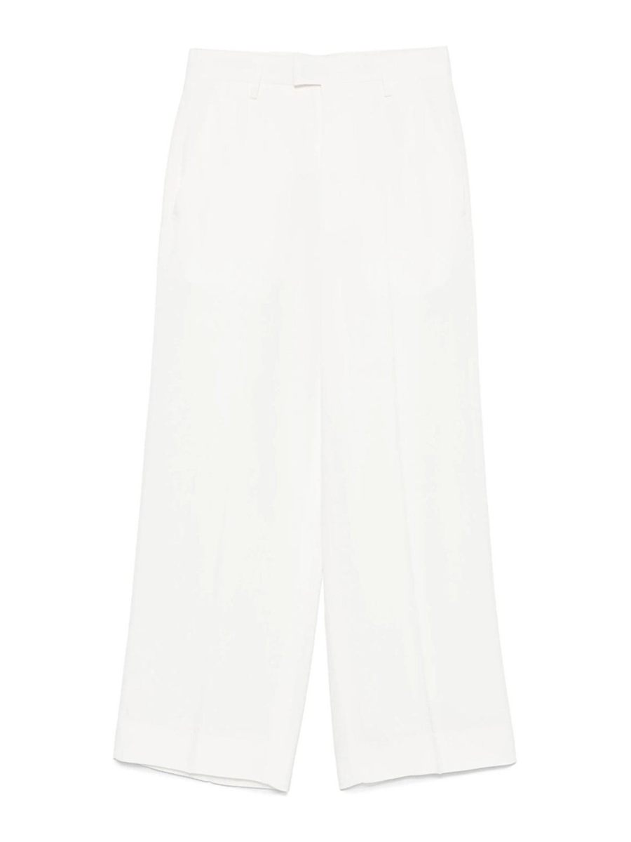 Ann Demeulemeester Pantalons Décontractés - Blanc
