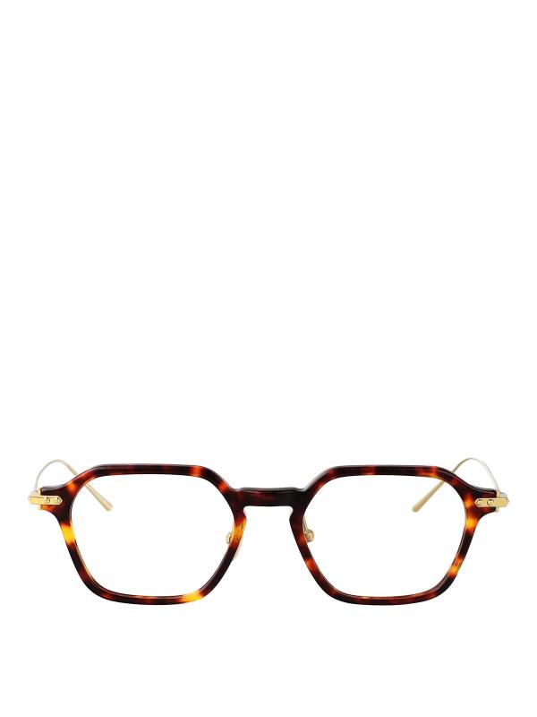 Linda Farrow Lunettes De Soleil - Marron