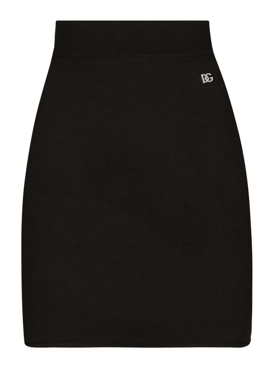 Dolce & Gabbana Jupe Midi - Noir