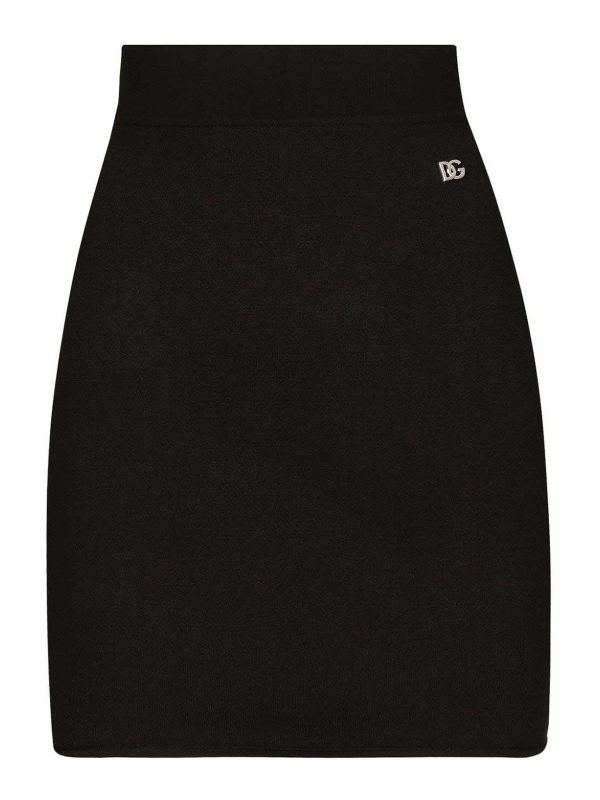 Dolce & Gabbana Jupe Midi - Noir