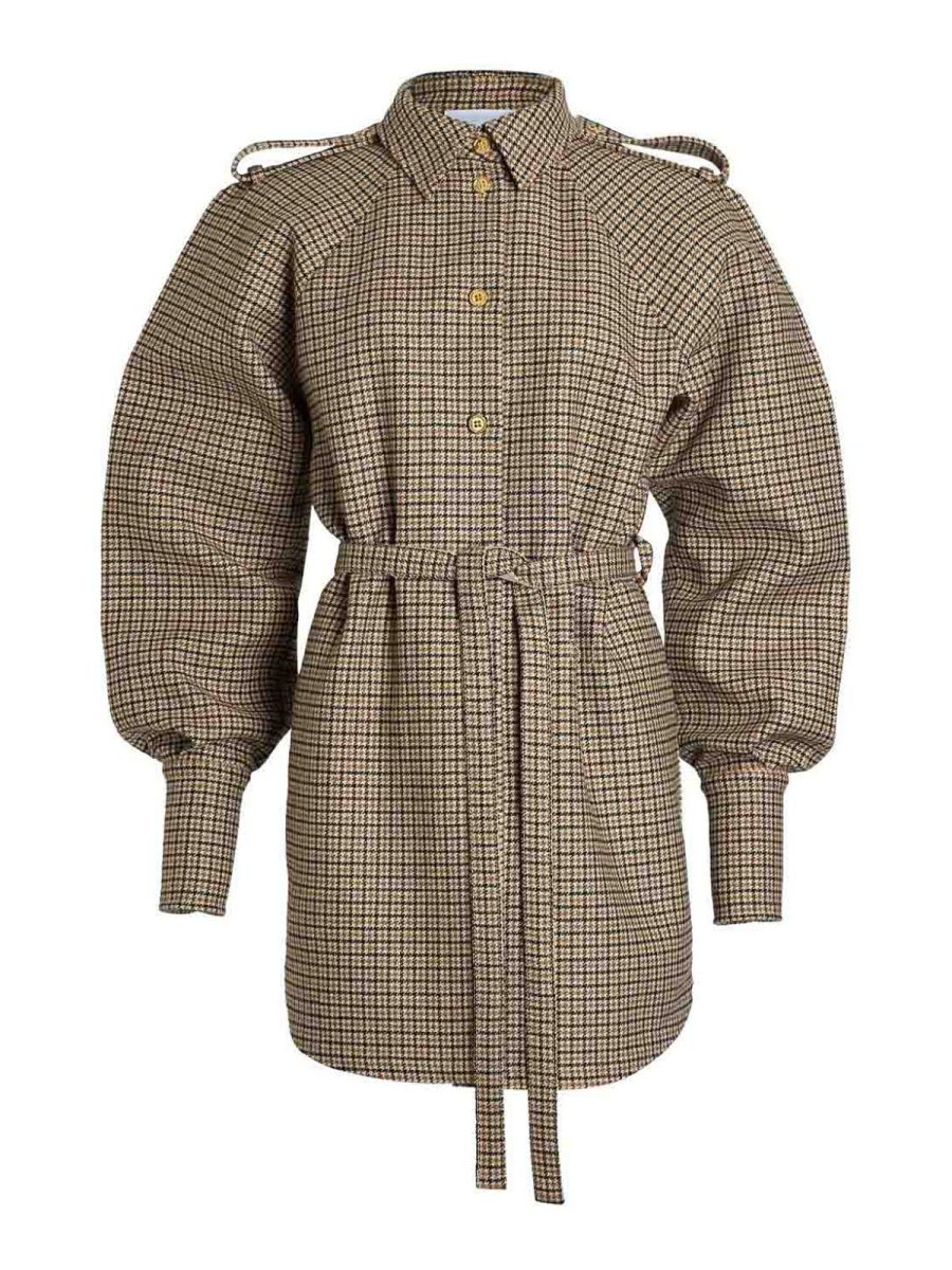Patou Robe Courte - Marron