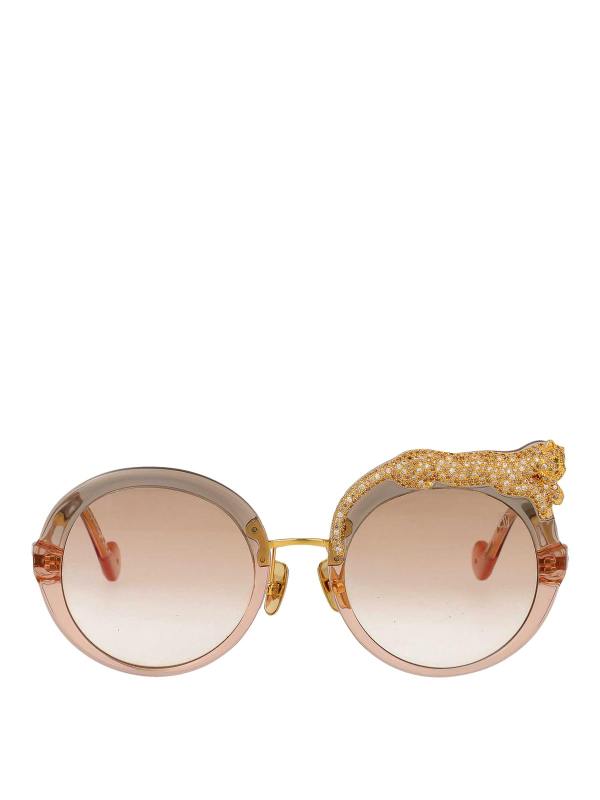Anna-Karin Karlsson Lunettes De Soleil - Or
