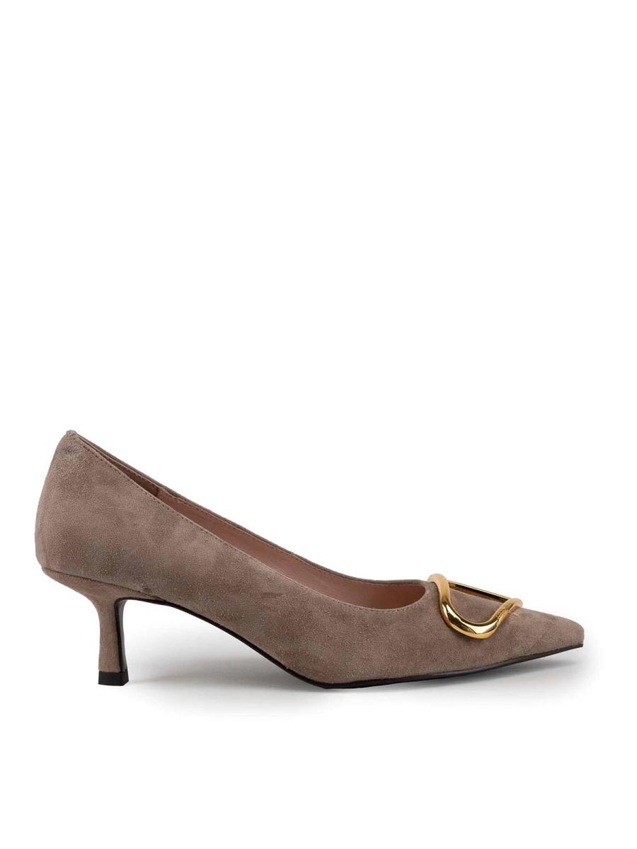 Coccinelle Chaussures À Talon - Taupe