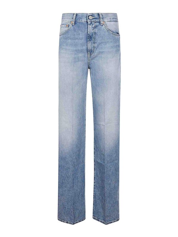 Dondup Jean Droit - Bleu
