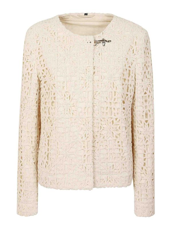 Fay Veste Casual - Crème