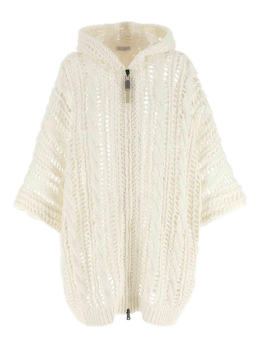 Brunello Cucinelli Cardigan - Blanc