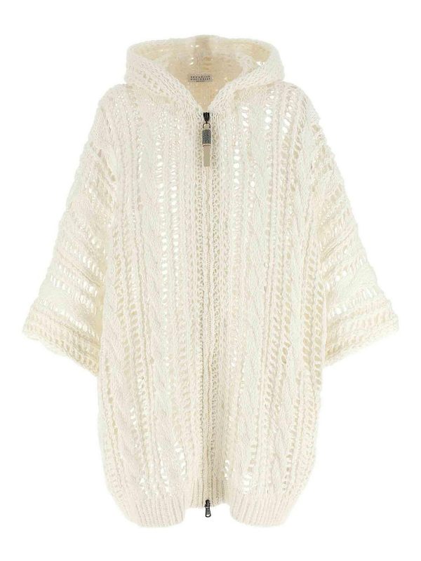 Brunello Cucinelli Cardigan - Blanc