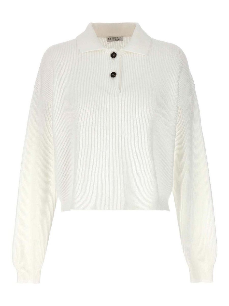Brunello Cucinelli Cardigan - Blanc