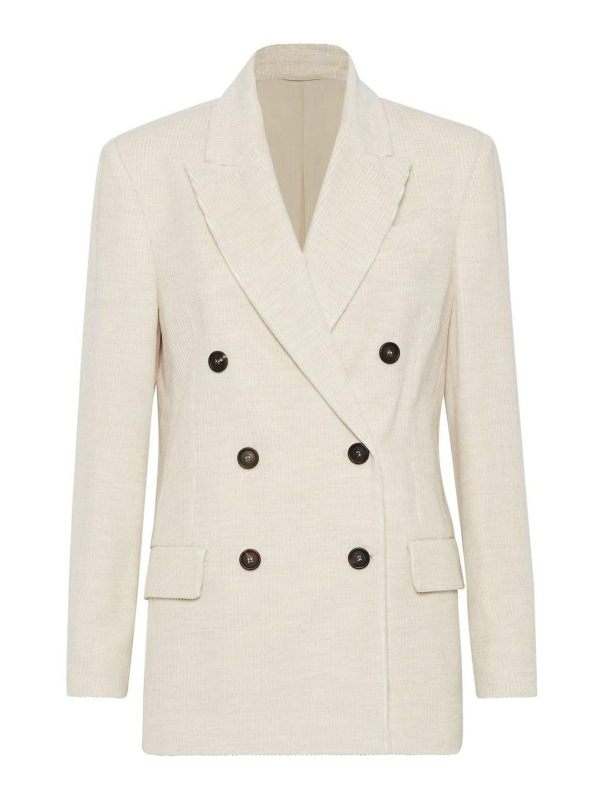 Brunello Cucinelli Veste Casual - Blanc