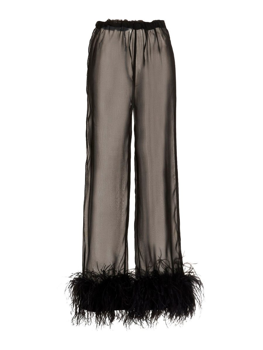 Oséree Pantalons Décontractés - Noir
