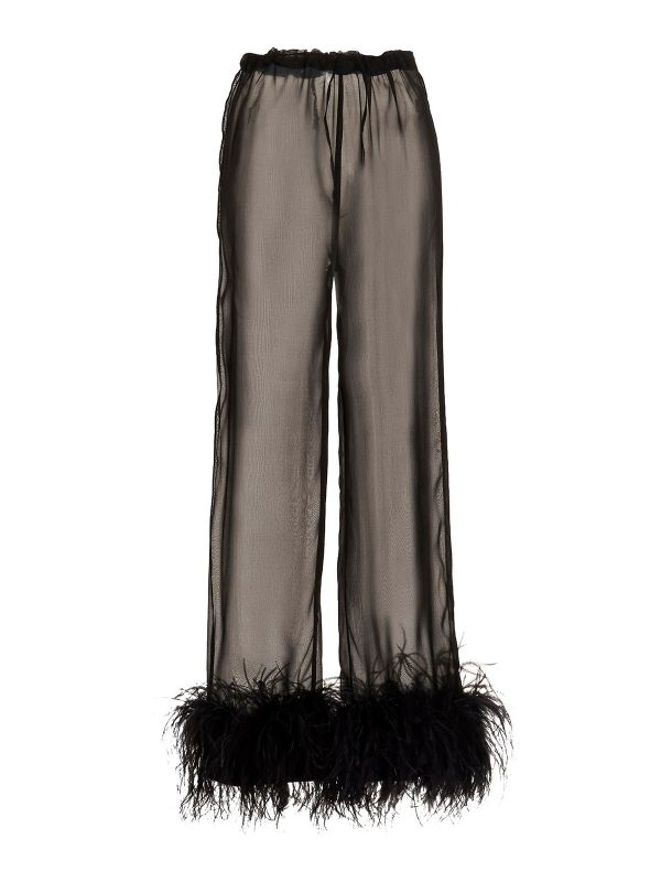 Oséree Pantalons Décontractés - Noir