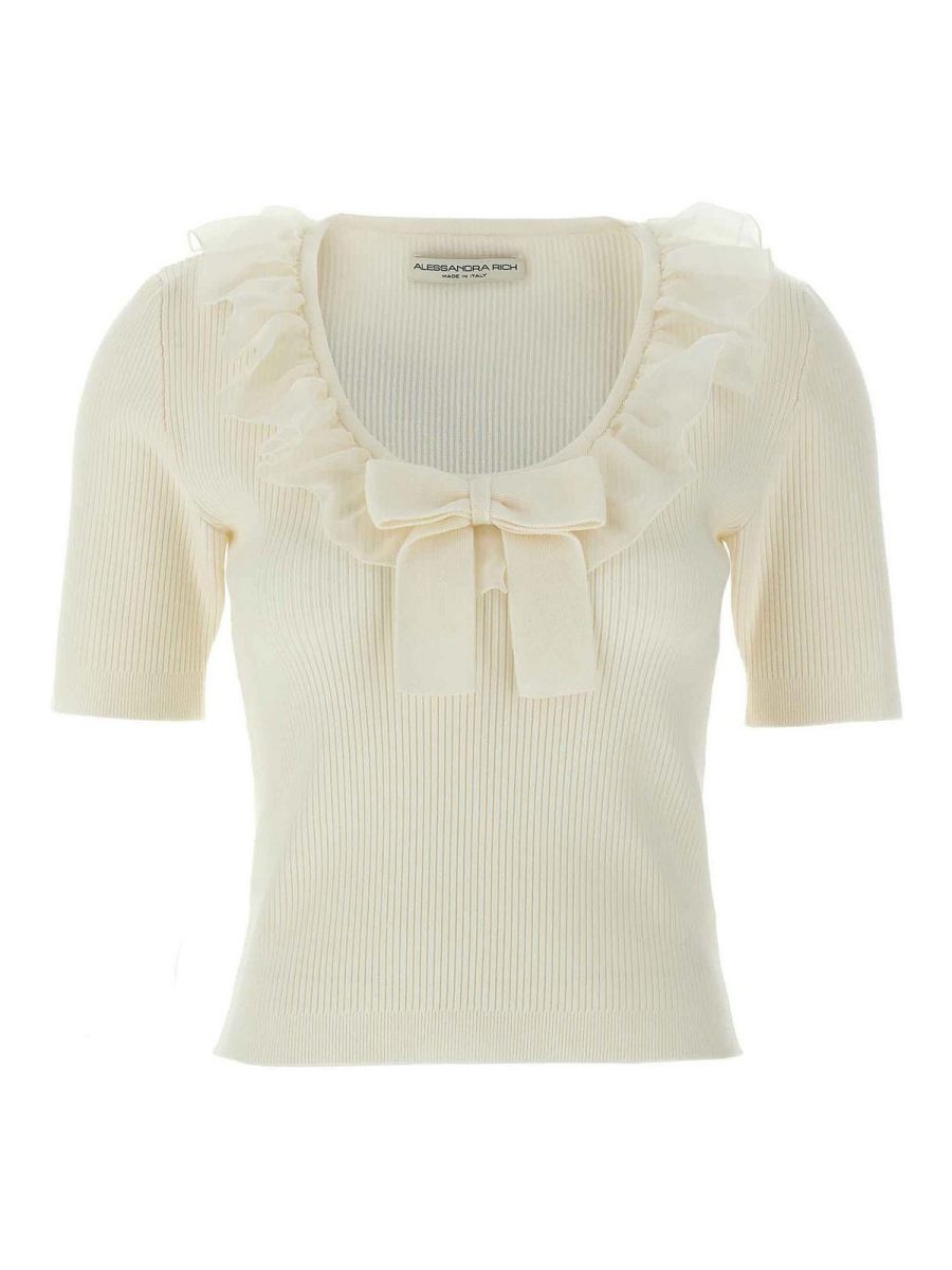 Alessandra Rich T-Shirt - Blanc