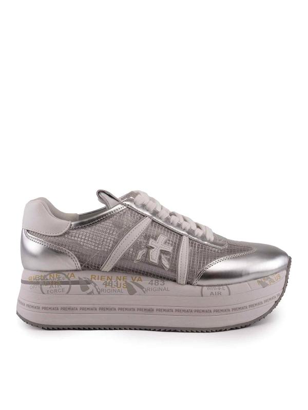 Premiata Baskets - Argent
