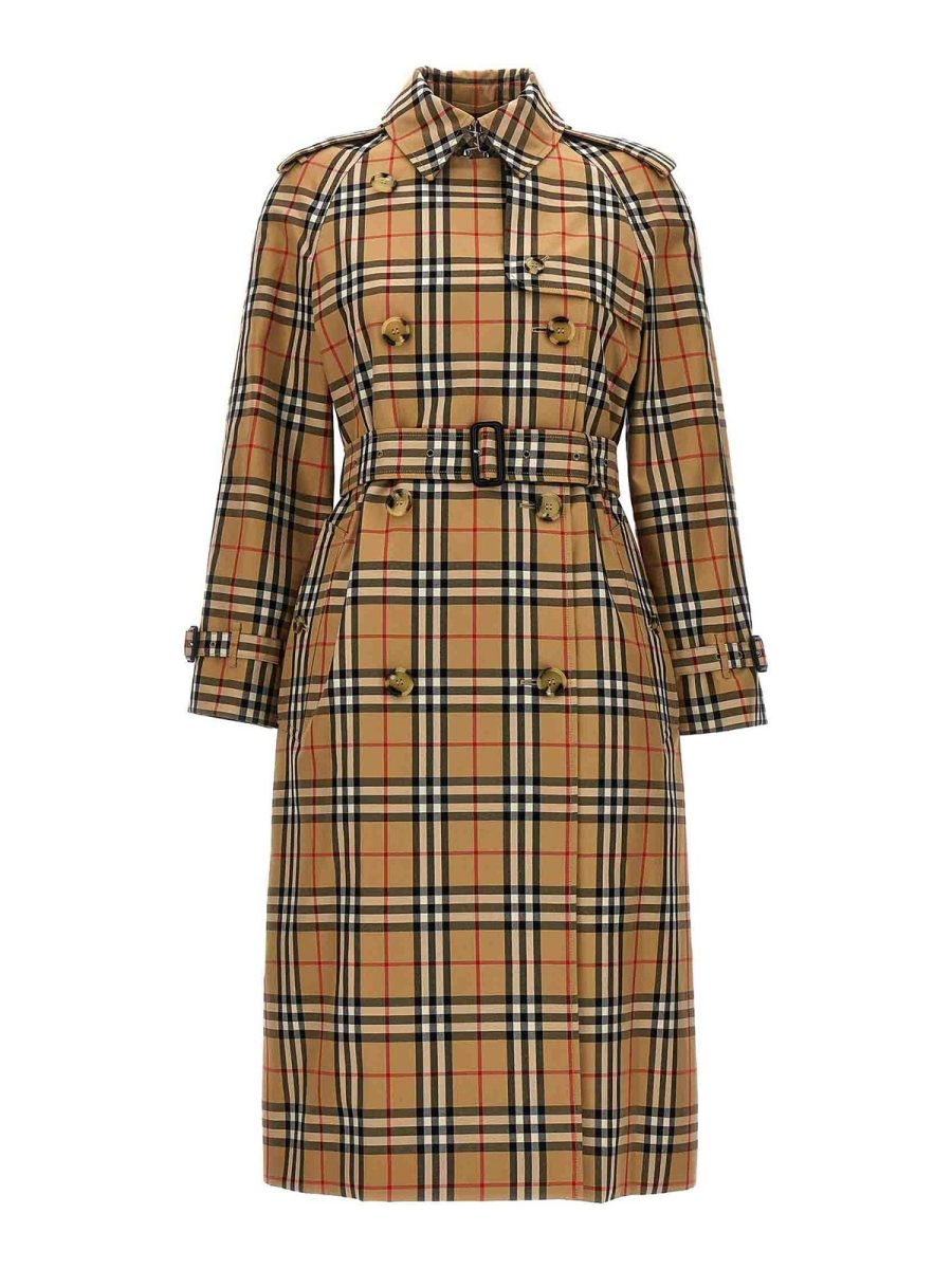 Burberry Manteau Court - Beige