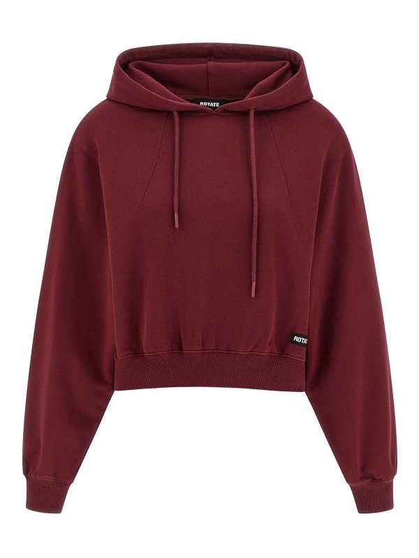 Rotate Birger Christensen Sweat-Shirts - Rouge Brun