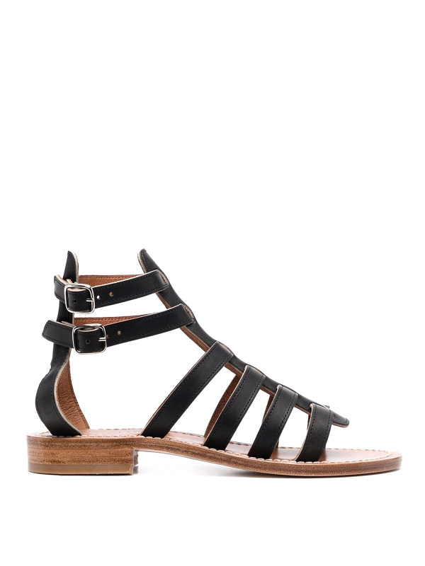 K Jacques St Tropez Sandales - Noir