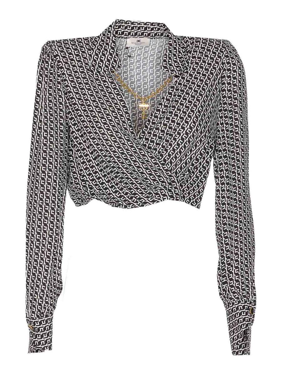 Elisabetta Franchi Chemise - Noir