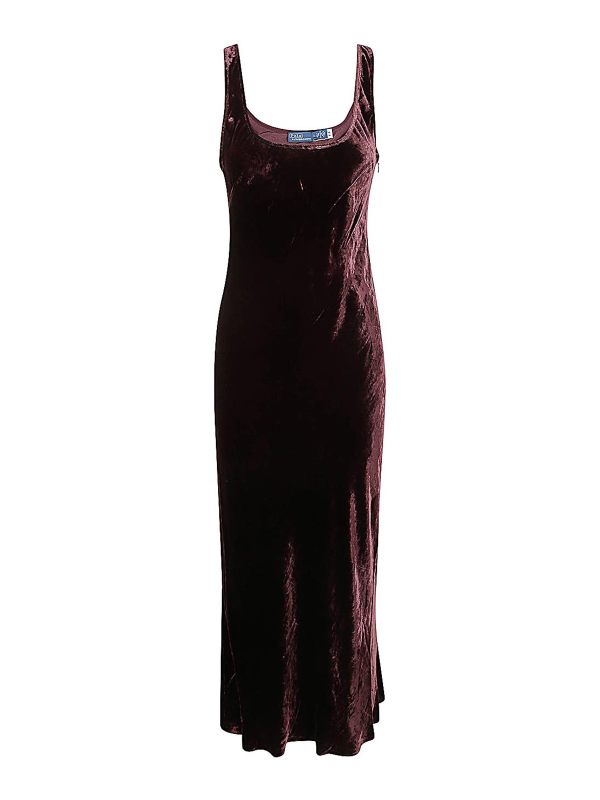 Polo Ralph Lauren Robe De Cocktail - Rouge