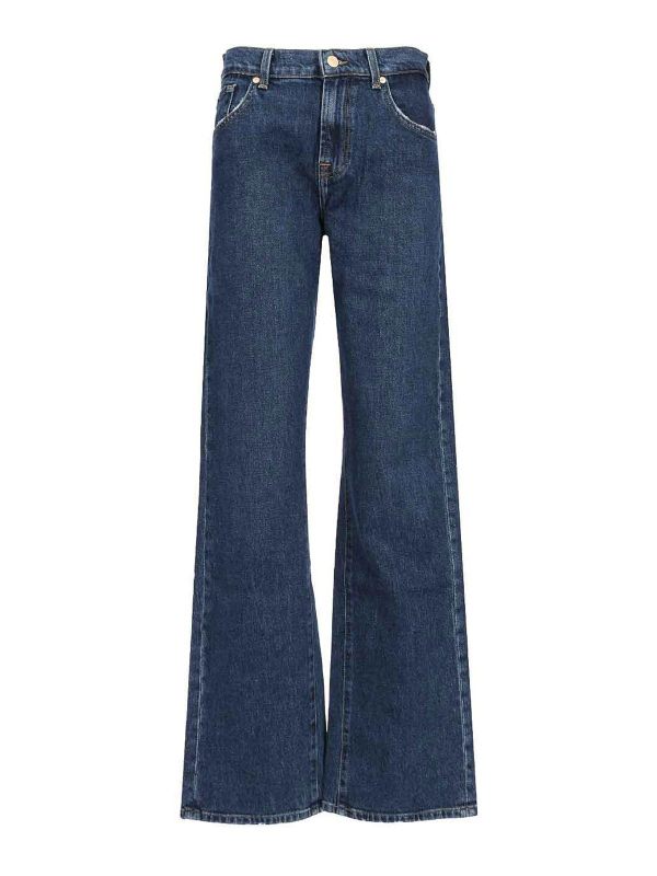 7 For All Mankind Jean Bootcut - Bleu