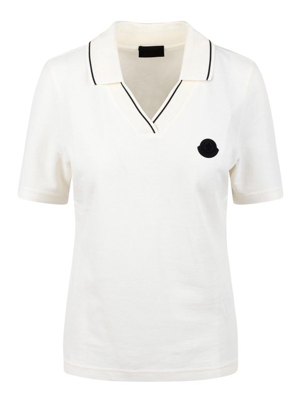 Moncler Polo - Blanc