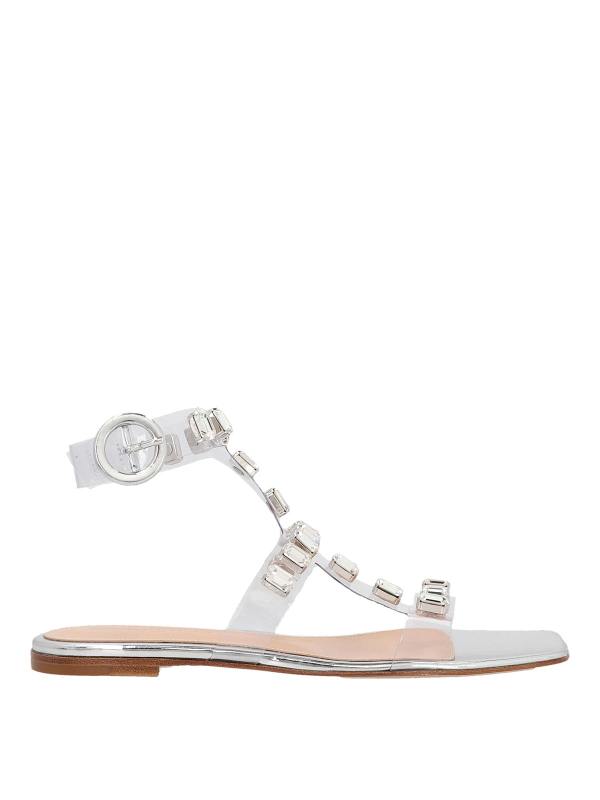 Gianvito Rossi Sandales - Argent