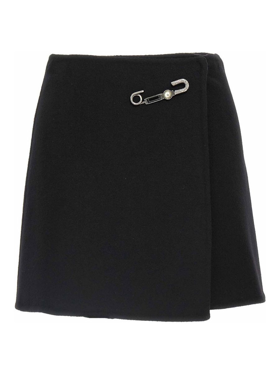 Ermanno Scervino Jupe Midi - Noir