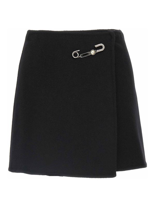 Ermanno Scervino Jupe Midi - Noir