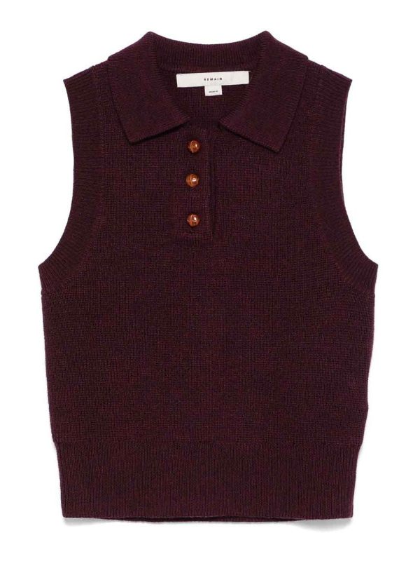 Remain Birger Christensen Top - Rouge Brun