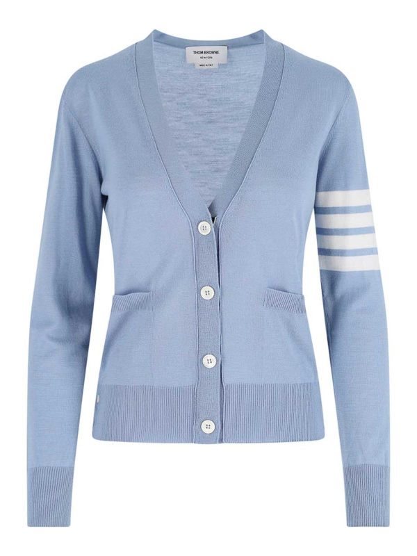 Thom Browne Cardigan - Bleu