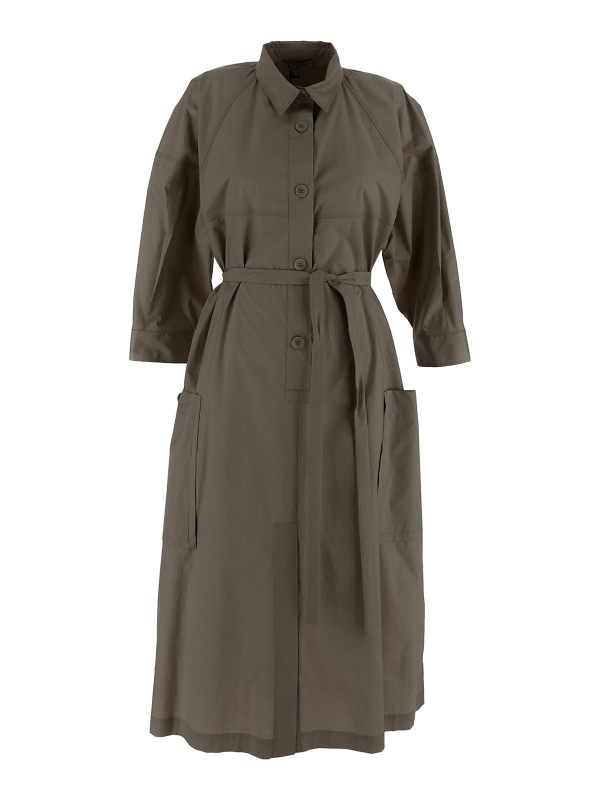 Gentryportofino Robe Au Genou - Beige