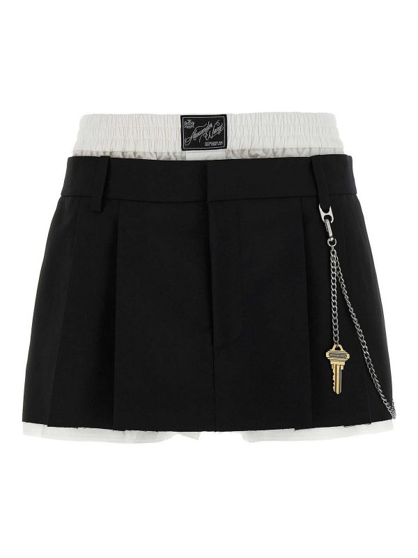 Alexander Wang Jupe Midi - Blanc