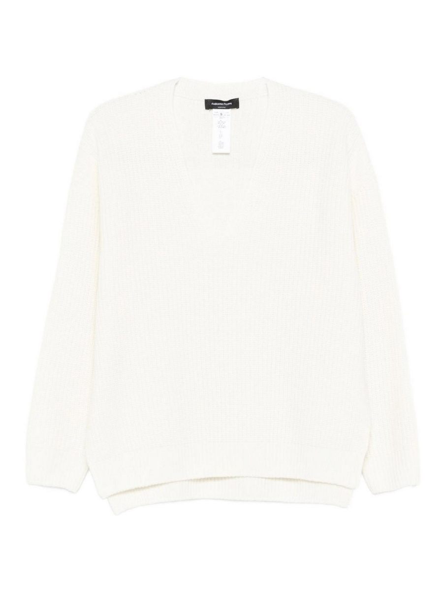 Fabiana Filippi Pull Col Rond - Beige