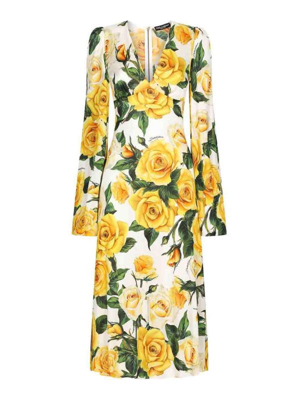 Dolce & Gabbana Robe Au Genou - Rose