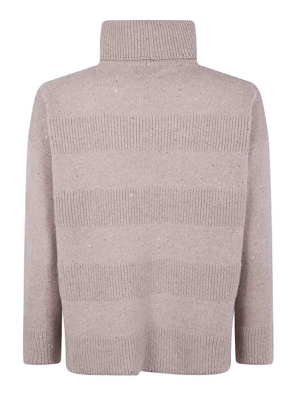 D. Exterior Pull Col Rond - Beige