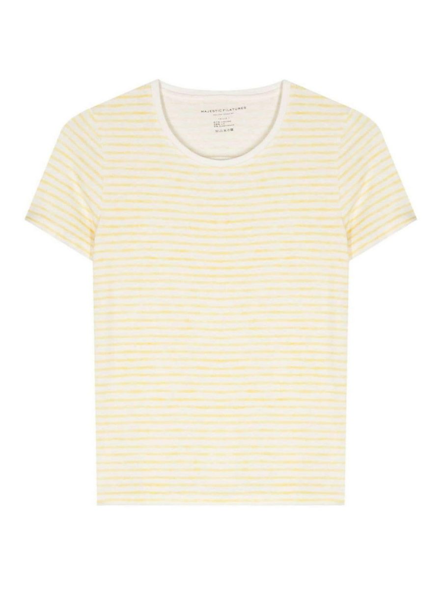Majestic Filatures T-Shirt - Jaune