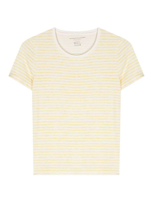 Majestic Filatures T-Shirt - Jaune