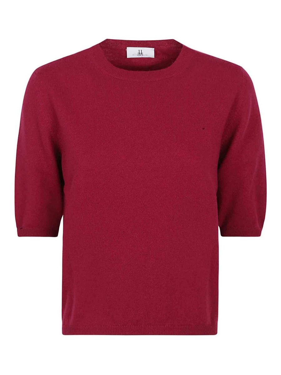 Eleven88 Pull Col Bateau - Rouge