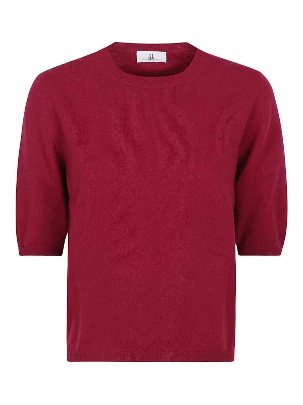 Eleven88 Pull Col Bateau - Rouge