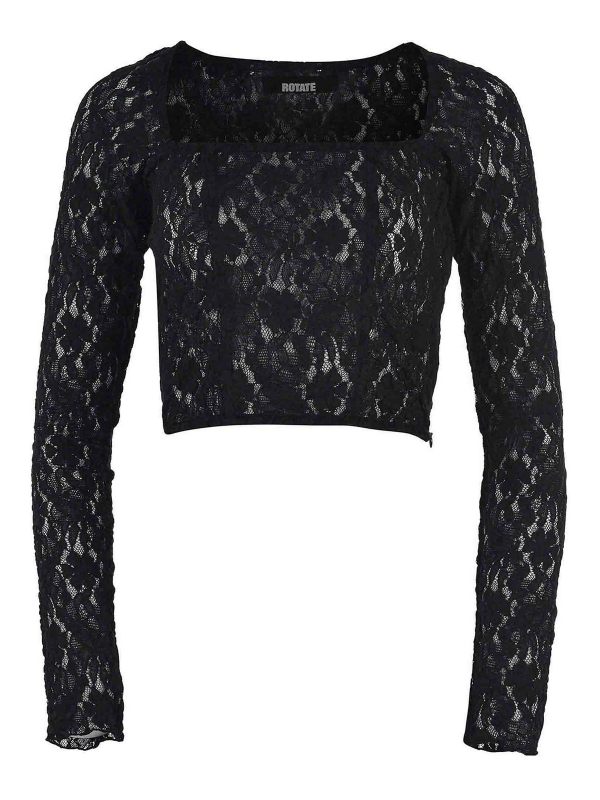 Rotate Birger Christensen Top - Noir
