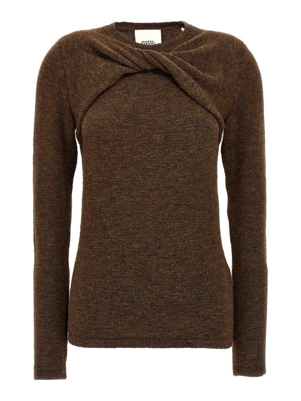 Isabel Marant Pull Col Rond - Marron
