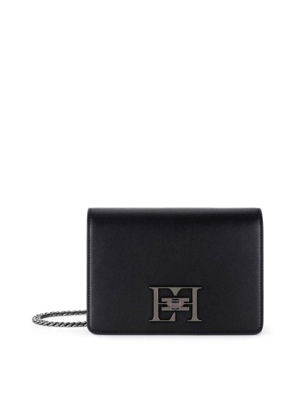 Elisabetta Franchi Sac Porté Épaule - Noir
