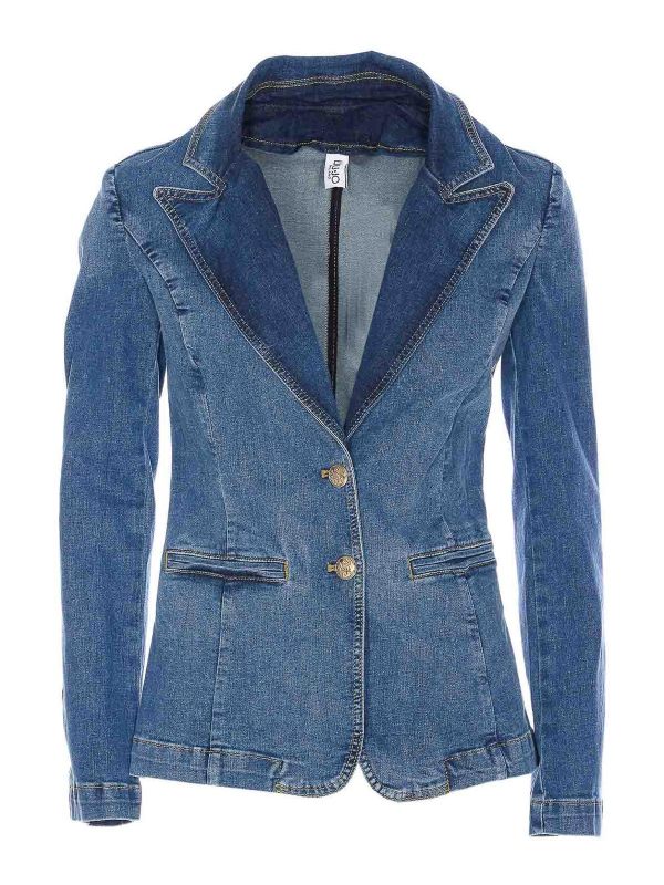 Liu Jo Veste En Jean - Bleu