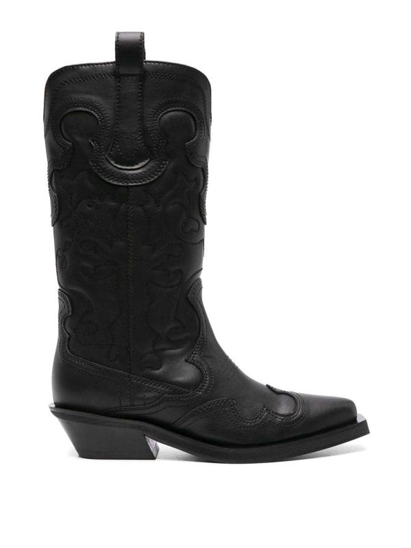 Ganni Bottes - Noir